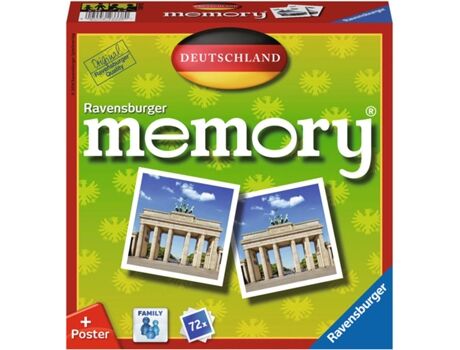 Ravensburger Jogo de Memória Memory Deutschland (Idade Mínima: 4)