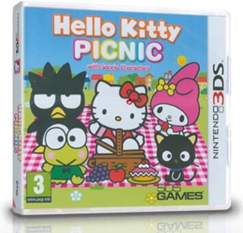 505 Gamestreet Jogo Nintendo 3Ds Hello Kitty Picnic