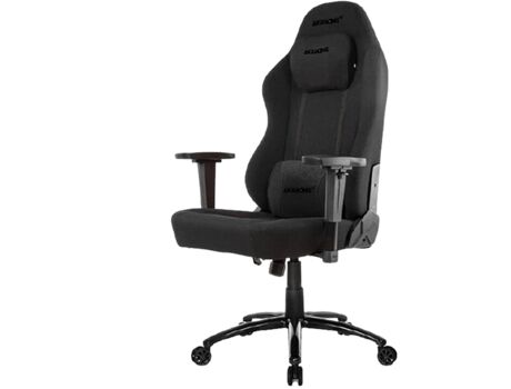 Akracing Cadeira Gaming Office Opal (Até 150 kg - Elevador a gás Classe 4 - Preto)