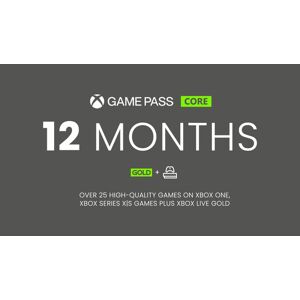 Microsoft Store Xbox Game Pass Core 12 Meses