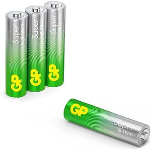 AAA Battery GP Alkaline Super 1.5 V Pack of 4