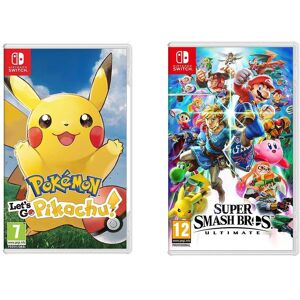 Nintendo SWITCH Super Smash Bros. Ultimate & Pokémon: Let's Go, Pikachu! Bundle