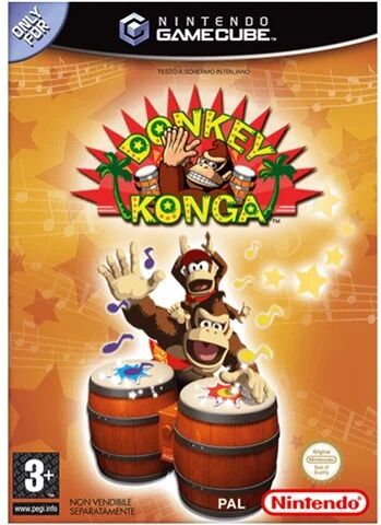 Refurbished: Donkey Konga (With Bongos)