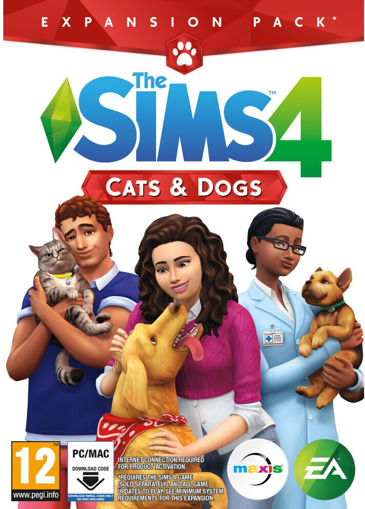 Electronic Arts The Sims 4 Cats and Dogs (PC Download Code)