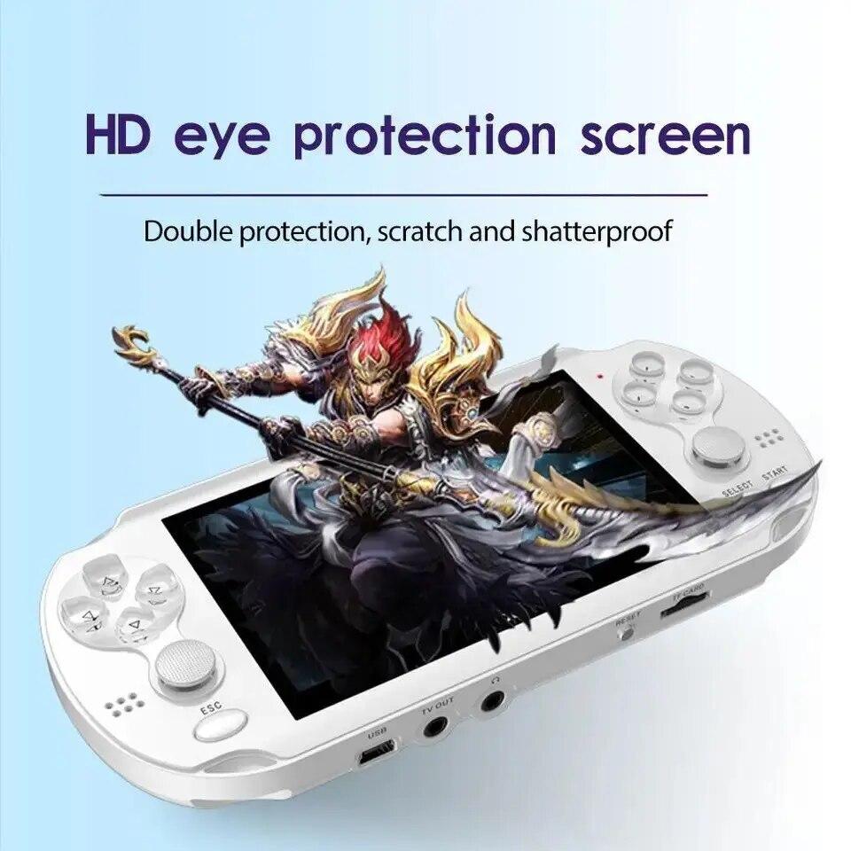 Electronic happiness Hd 4.3 Inch X1 Dual Joystick Game Console Psp Mini Portable For Built-in 10000 Classic Games 8gb Handheld Dual Joystick