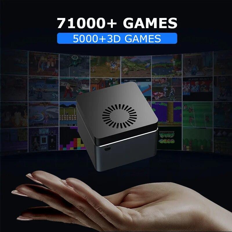 XIAOYAOYAO Retro electronic game console Super Console PC Mini computer Win11 suitable for PS2/N64 and more 5000+3D games 65000+games gift