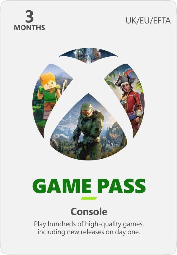 XBOX Xbox Game Pass - Console, 3 Month Membership