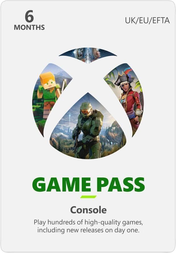 XBOX Game Pass for Console - 6 Month Membership