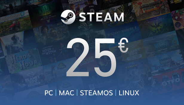 Steam Gift Card 25€