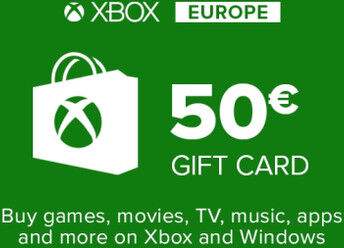 Microsoft Xbox Gift Card 50€ (Euro area)