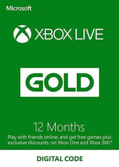 Microsoft Xbox Live Gold 12 months Xbox Live Key GLOBAL