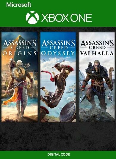 Ubisoft Assassin's Creed Bundle: Valhalla, Odyssey, Origins (Xbox One) Xbox Live Key UNITED STATES