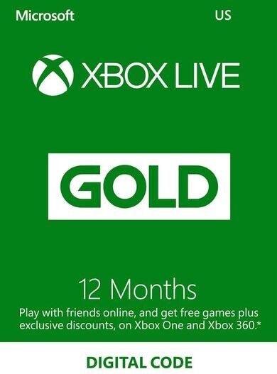 Microsoft Xbox Live Gold 12 months Xbox Live Key UNITED STATES