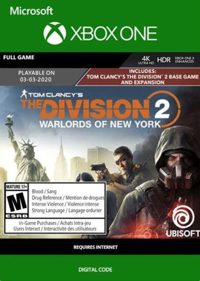 Ubisoft The Division 2: Warlords of New York  (Xbox One) Xbox Live Key UNITED STATES