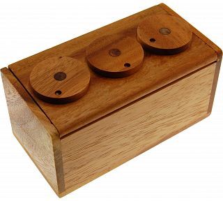 Creative Labs 3 Wheel Combination Secret Lock Box