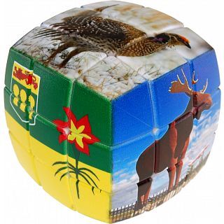 V-CUBE 3 Pillow (3x3x3): Saskatchewan