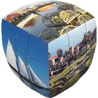 V-CUBE 3 Pillow (3x3x3): Nova Scotia