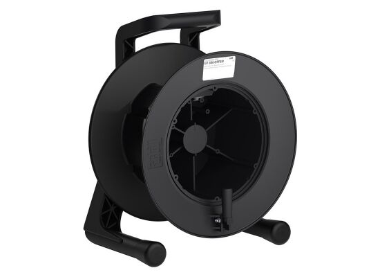 Schill GT-380.OFFEN Rubber Cable Reel, black