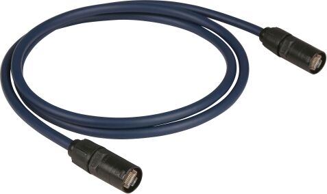 DAP Audio FL5810 CAT6E-Power Cord blue 10m