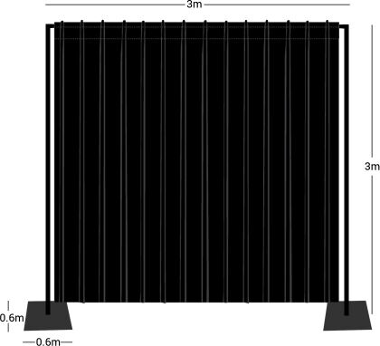 Wentex Pipes & Drapes SET Backdrop 3x3m