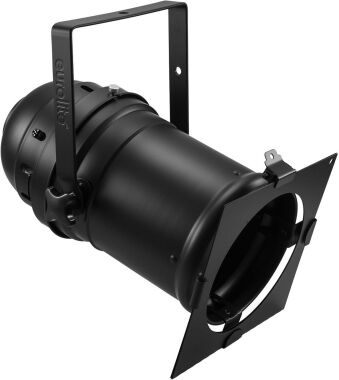 EuroLite PAR-64 Spotlight Housing, black, with Schuko Plug