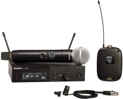 Shure SLXD124E 85 K59 Digital Radio System Combi, SLXD4, Rec,