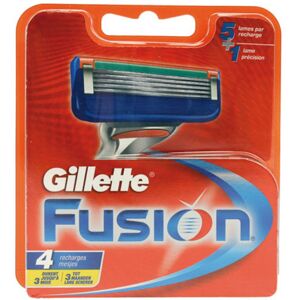 Gillette Fusion Barberblade - 4 pack