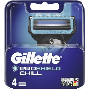 Gillette ProSheild Chill Barberblade 4 stk