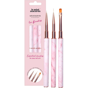 Le Mini Macaron Nail Art Brush Trio Set