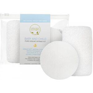 The Konjac Sponge Babysæt M. Ansigts- Og Badesvamp