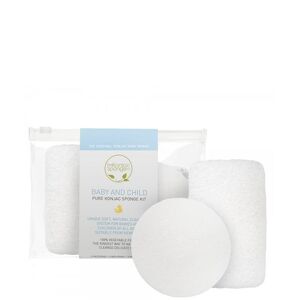 The Konjac Sponge Babysæt M. Ansigts- Og Badesvamp