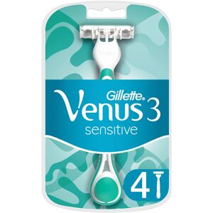 Gillette Venus 3 Sensitive Single Razor 4 Pieces
