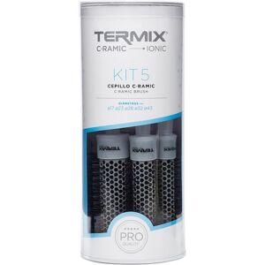 TERMIX Børster & kamme Rundbørster C-Ramic Ionic 5-Pack Hjulbørste Ø17 + Hjulbørste Ø23 + Hjulbørste Ø28 + Hjulbørste Ø28 + Hjulbørste Ø32 + Hjulbørste Ø43