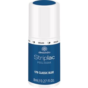 Alessandro Negle Striplac Peel Or Soak - Vegan Peel Or Soak - Vegan Nr. 178 Classic Blue