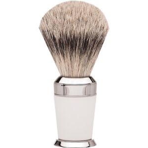 ERBE Shaving Shop Barberkost Premium Parin barberpensel sølvspids Hvid