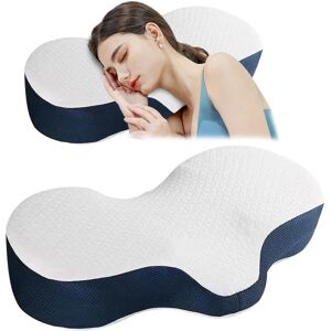 Memory Foam Nakkepude, Ergonomisk Contour Pude, til Nakke, Impr