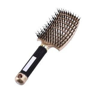FLOWER LOST Detangling Nylon Bristle Brush Detangle Hairbrush Kvinder Hår Hovedbund Massage Kam Brush