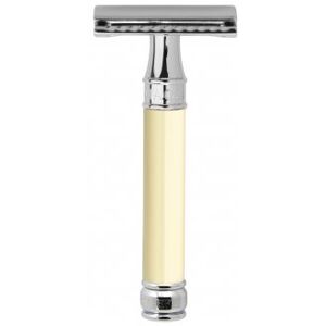 Edwin Jagger Safety Razor De87 Rubber Coated Ivory