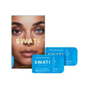 SWATI Cosmetics 1 måneds Kontaktlinser Aquamarine