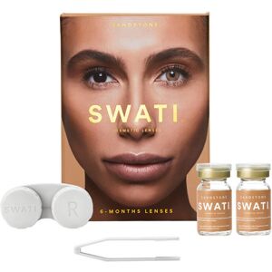 SWATI Cosmetics 6 måneders Kontaktlinser Sandstone