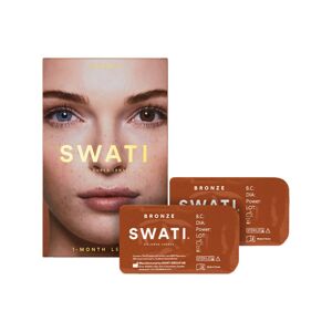 SWATI Cosmetics 1 måneds Kontaktlinser Bronze