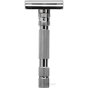 Rockwell Razors Rockwell T2 Justerbar DE-Skraber, Gunmetal