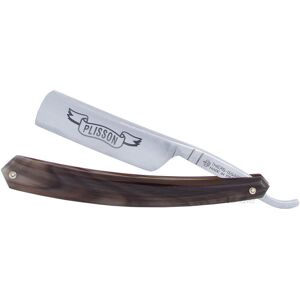 Plisson 1808 Plisson Straight Razor, 6/8 Round Nose, Horn