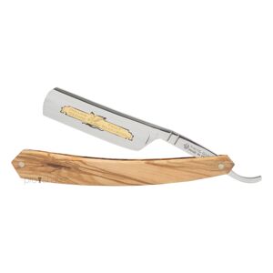 Thiers-Issard Straight Razor, 6/8 Round Nose, Eagle, Oliventræ