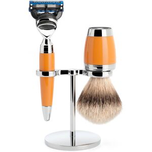 Mühle Barbersæt med Skraber, Silvertip Barberkost og Holder, Stylo, Butterscotch