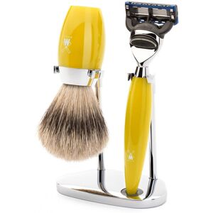 Mühle barbersæt med Skraber, Barberkost og Holder, Kosmo, Citrus Kunstharpiks