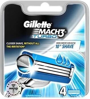 Gillette Pack Mach 3 Turbo 3 Recambios