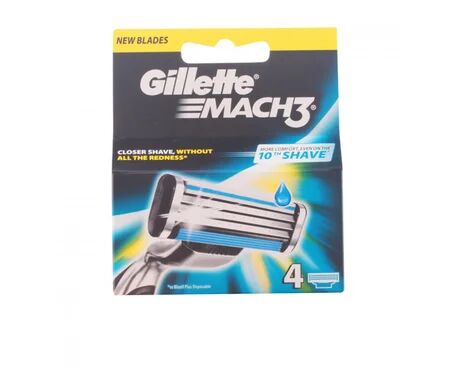 Gillette Recambio Mach3 4uds