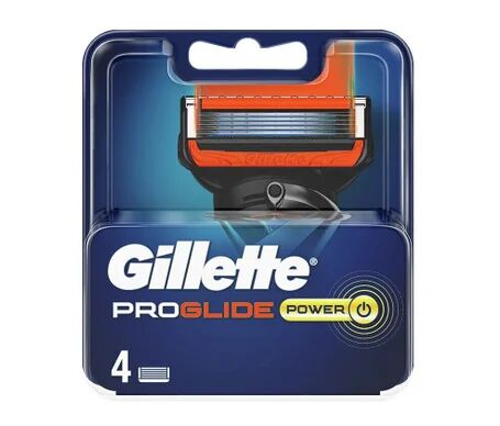 Gillette Fusion Proglide Power Recambio 4uds