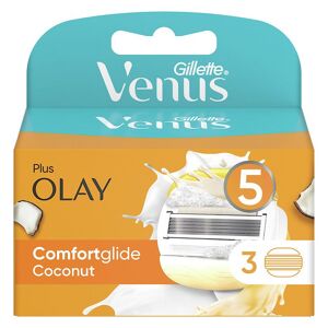Gillette Venus Comfortglide Coconut Plus Olay Razor Blades 3 kpl